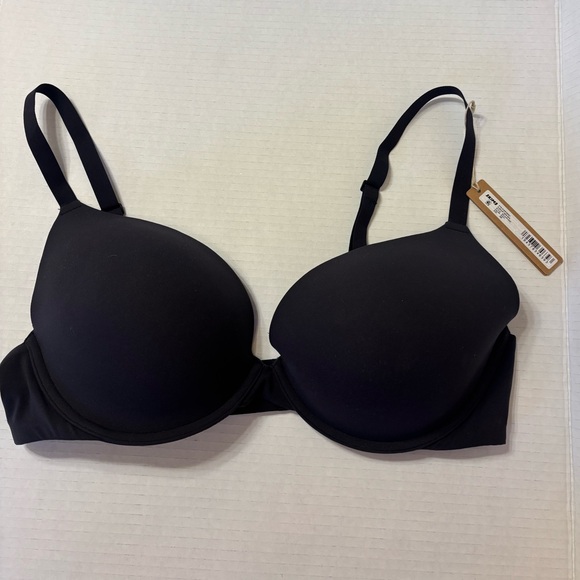 SKIMS NWT Fits Everybody Push Up Demi Bra 38D in Onyx - Picture 4 of 5